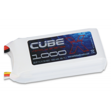 SLS X-CUBE 1000mAh 3S1P 11,1V 30C/60C