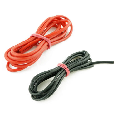 Silikonový kabel - 1,0mm² (1+1m)